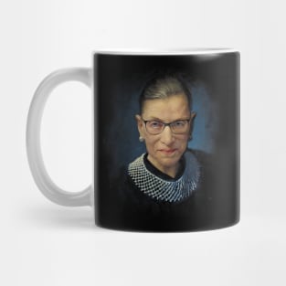 Ruth Bader Ginsburg - Oil Painting Mug